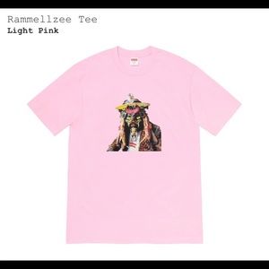 Supreme Ramellzee photo tee light pink size small